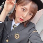 HKT48 森保まどか、JR九州の乗務員制服オフショット披露！「最後の乗務まで頑張ってください」