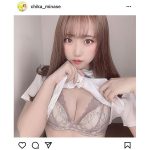 水瀬ちか、ムニッとしたふんわり美バストで誘惑！「えちえちやなぁ」