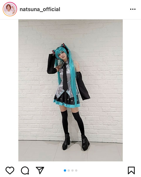 夏菜が初音ミクのコスプレを披露！ファンから絶賛の声ぞくぞく