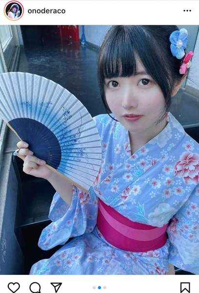 真っ白なキャンバス 小野寺梓の浴衣美人ショットに反響！