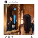 小倉ゆうか、背中開きの黒ドレスコーデを披露！見えない努力に歓喜の声も