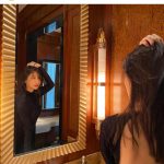 小倉ゆうか、背中開きの黒ドレスコーデを披露！見えない努力に歓喜の声も