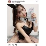 バーレスク大阪 すず、バニーガールコスプレで魅せる“むちむち”ボディ！