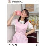 清井咲希がエプロン姿で“ゆらゆら”動く動画が可愛すぎる！「世界一嫁にしたいアイドル」