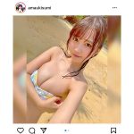 「#2i2（ニーニ）」天羽希純、微笑みに焦がれるビキニショット公開！「一緒に日焼けしよ？」