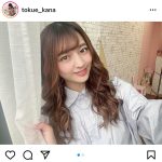 徳江かな、巻き髪ヘアスタイルで微笑む自撮りショット公開！