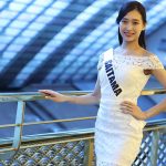 ＜ミスユニバーシティ埼玉代表＞順天堂大学・多賀世玲名さんが清楚な白ドレスで登場！ 「グローバルヘルスを領域に学んでいます」