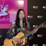 植村花菜、ホテル「アロフト大阪堂島」開業イベントでパフォーマンス