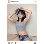 坂東遥、ヘソ出し“おうちグラビア”で魅せる健康美