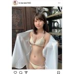 坂東遥、水着オフショットで健康美ボディを披露