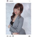 えなこ、スーツ姿のレアショット公開！「職場に居たらソワソワしてまう」