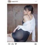 藤田いろは、スーツ衣装でスケスケ美ヒップ！「朝から刺激強い」