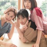 日向坂46 富田鈴花、松田好花、渡邉美穂の3人組ユニット「ごりごりドーナッツ」の表紙カットが公開！＜「B.L.T.」8月号＞
