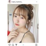 早川渚紗、透き通る美肌が色っぽい至近距離ショット！