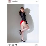 浜嶋りな、ヒールで魅せる美脚ショットに釘付け！