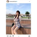 日野麻衣、美脚際立つミニワンピコーデにうっとり