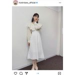 堀未央奈、私物のチョーカーを合わせた番組コーデを紹介