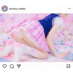 来栖うさこ、女児服バックショットでパンチラ姿を披露！「可愛いっす」