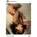 金子智美、寝そべりグラビアをファンにお届け！「6月も金子推してね？？」