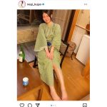 九条ねぎ、浴衣姿のほろ酔いショットがセクシーすぎる