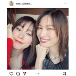 桐谷美玲、大政絢と顔寄せ合った2ショット「美の共演」「最強すぎる」と歓喜の声