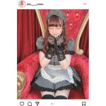 村瀬のの、ガーリー&セクシーなメイド衣装にキュン！