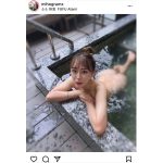 村瀬美穂、ヌーディな温泉ショットで美ボディ全開！