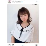 永島聖羅、舞台稽古前にヘアメンテナンス「癒しの時間でした」
