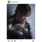 永尾まりや、ボディタイツ姿で妖艶セクシー