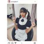似鳥沙也加の可愛すぎるメイド服に絶賛の声
