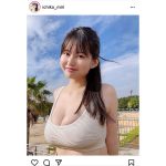 未梨一花、今年初のプール撮影会でニュービキニ披露