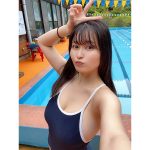 未梨一花、激レアなスクール水着姿で自撮りショット！「無敵の組み合わせ」