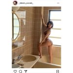 鈴木聖、逆光で魅せる健康ボディのS字ライン