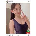 寺前風子、透明素肌に釘付けな競泳水着ショット披露！