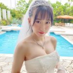 NMB48 上西怜のミニ丈ウェディングドレス姿に結婚希望が続出！