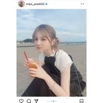 ニジマス 吉井美優、夕陽に照らされた美顔に歓喜の声ぞくぞく