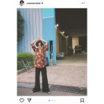 中村アンがコーデを投稿！「柄物がロングの頃より楽しめる」