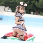 【写真特集】コスプレイヤー・かえるちゃんがセクシーなTバック水着で近代麻雀水着祭2021に登場！
