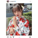 パラディーク 新谷真由、可憐な浴衣姿にドキドキ