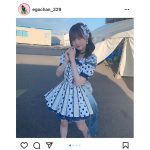 SKE48 江籠裕奈、ドット柄のソロ衣装で完全燃焼!「アイドルフェスたのしい」