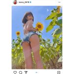 古川真奈美、ローアングルで見上げる美尻ラインに釘付け！