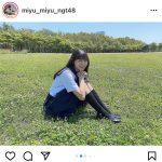 NGT48 藤崎未夢、セーラー服で見つめる青春ポートレート！