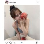 藤川らるむ、肌見せブラトップで健康美ボディ披露