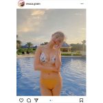 橋本萌花、神秘的なプロポーションで魅せる水着ショット