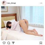 柊木里音、彼シャツ羽織って桃尻見せつけ！