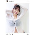 未梨一花、透け感がたまらないセクシーショット公開！