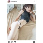 飯田みなみ、S字ラインに圧倒される美ポートレート披露