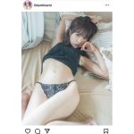 飯田みなみ、アンニュイな眼差しで見つめる下着ショット公開