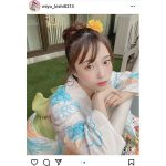 #ババババンビ 岸みゆの爽やか浴衣姿に「恋に落ちた」