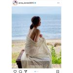 今野杏南、4年ぶりのグラビアオフショットで美背中披露